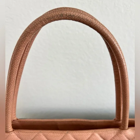 Chanel Quilted Caviar Leather Medallion Tote - Picture 4 of 16